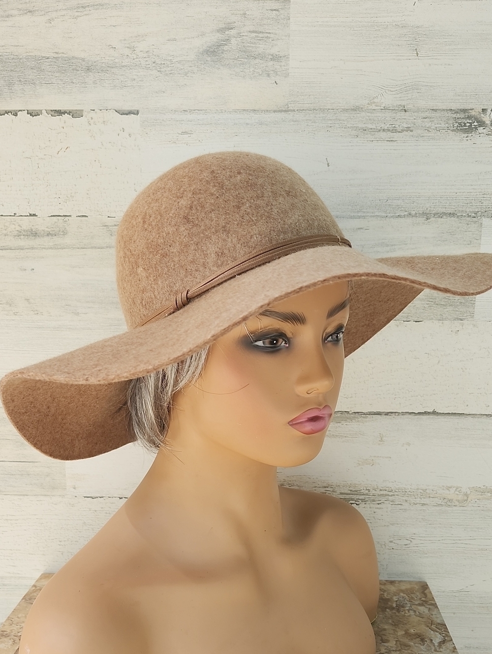 NWT NORDSTROM WOOL WIDE BRIM HAT